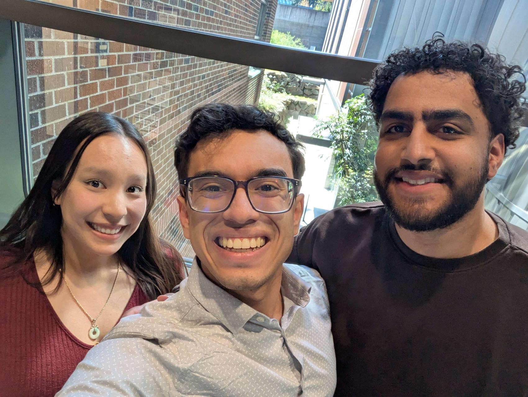Three smiling candidates excited to serve UW Bothell!